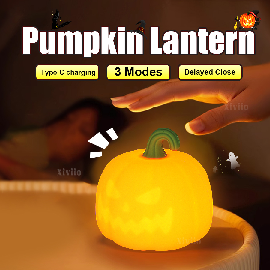 Renewable Energy Battery - Halloween Pumpkin Lamp Super Soft Silicone