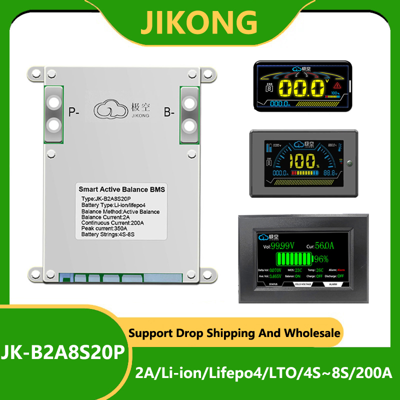 Smart Bms - JK BMS 200A JK-B2A8S20P JKBMS 2A