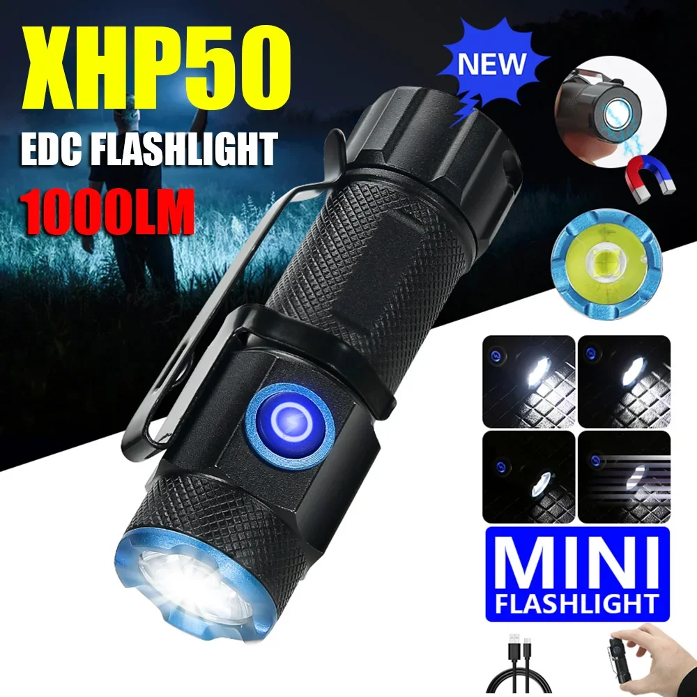 Renewable Energy Battery - 20W Super Bright P50 LED Flashlight