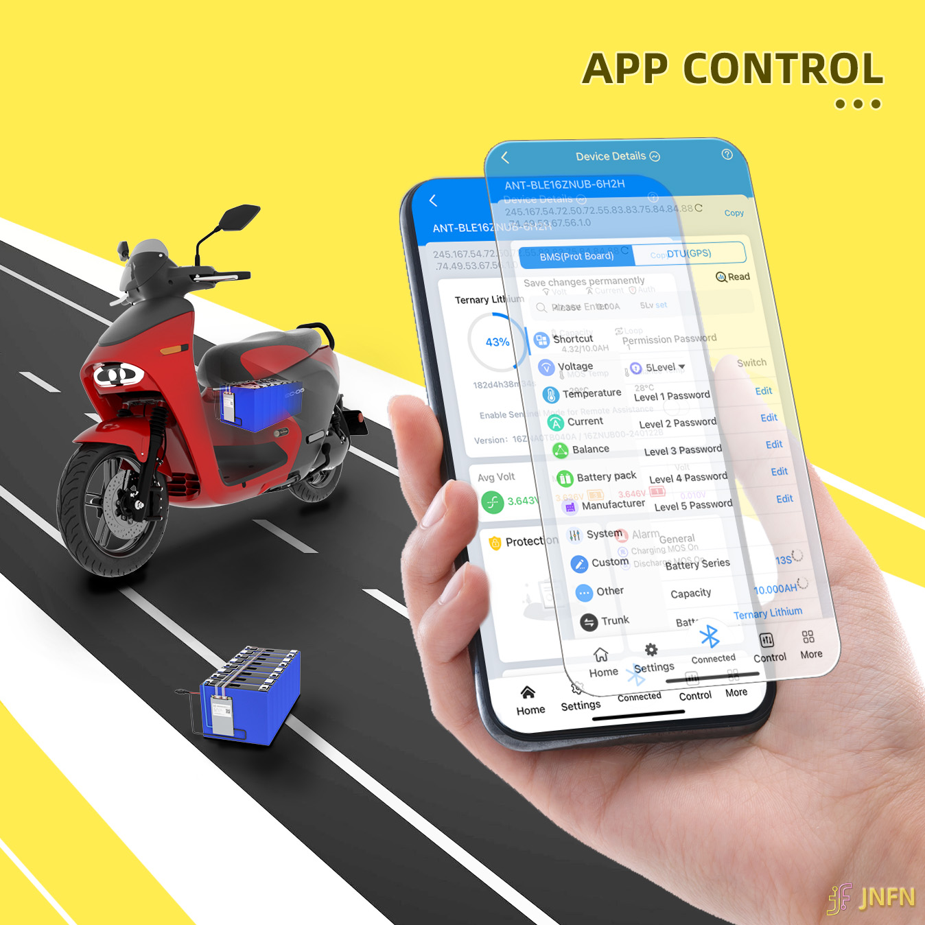Ant BMS Smart 10S to 24S 550A  - đánh giá và giá Smart Bms