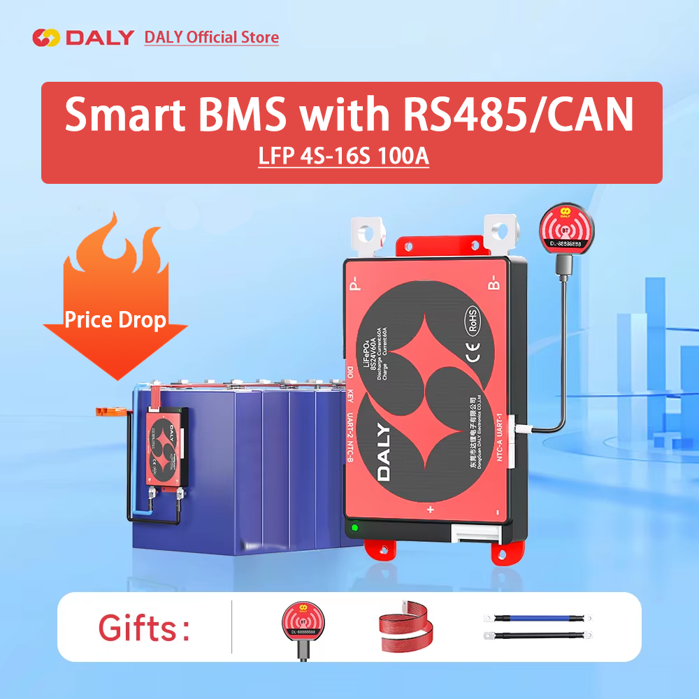 Daly Smart BMS 4S Lifepo4 12V  - đánh giá và giá Smart Bms