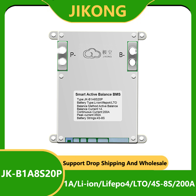 JK BMS JK-B1A8S20P 8S 200A Sma - đánh giá và giá Smart Bms