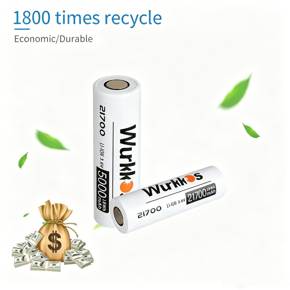 Wurkkos 21700 5000mAh Recharge - đánh giá và giá Renewable Energy Battery