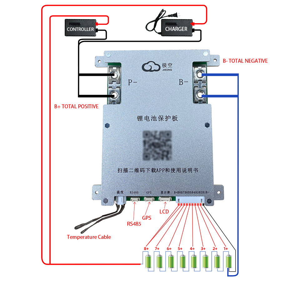 JK BMS 200A JK-B2A8S20P JKBMS  - đánh giá và giá Smart Bms